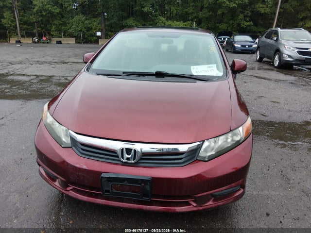 2012 Honda Civic Ex მანქანა იყიდება აუქციონზე, vin: 19XFB2F81CE322445, აუქციონის ნომერი: 46170137