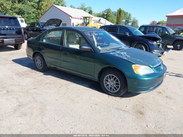 Aukcja sprzedaży 2002 Honda Civic Lx, vin: 2HGES16592H522652, numer aukcji: 46170170