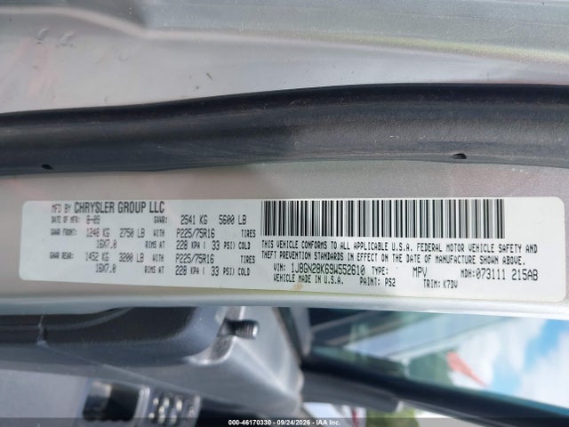Продаж на аукціоні авто 2009 Jeep Liberty Sport, vin: 1J8GN28K69W552610, номер лоту: 46170330