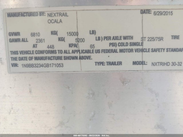 46170392 :رقم المزاد ، RNK79899G506 vin ، 2005 Rinker Fiesta Versa مزاد بيع