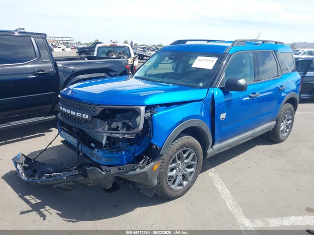 46170394 :رقم المزاد ، 3FMCR9BN3SRF80942 vin ، 2025 Ford Bronco Sport Big Bend مزاد بيع