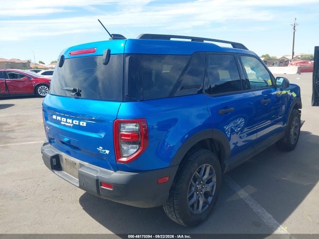 46170394 :رقم المزاد ، 3FMCR9BN3SRF80942 vin ، 2025 Ford Bronco Sport Big Bend مزاد بيع