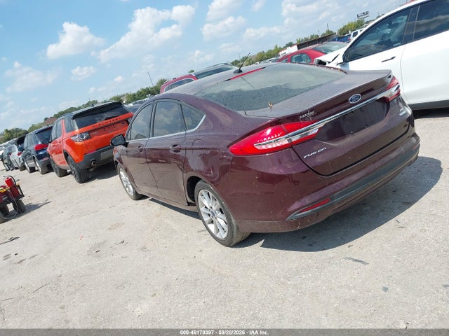 46170397 :رقم المزاد ، 3FA6P0HD0HR320370 vin ، 2017 Ford Fusion Se مزاد بيع