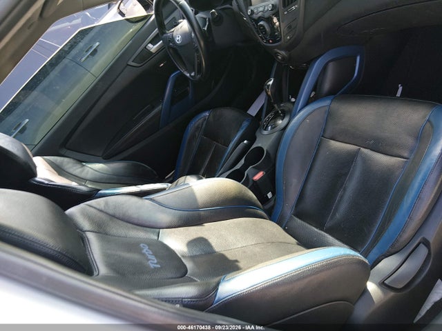 2014 Hyundai Veloster Turbo W/blue მანქანა იყიდება აუქციონზე, vin: KMHTC6AE6EU206873, აუქციონის ნომერი: 46170438