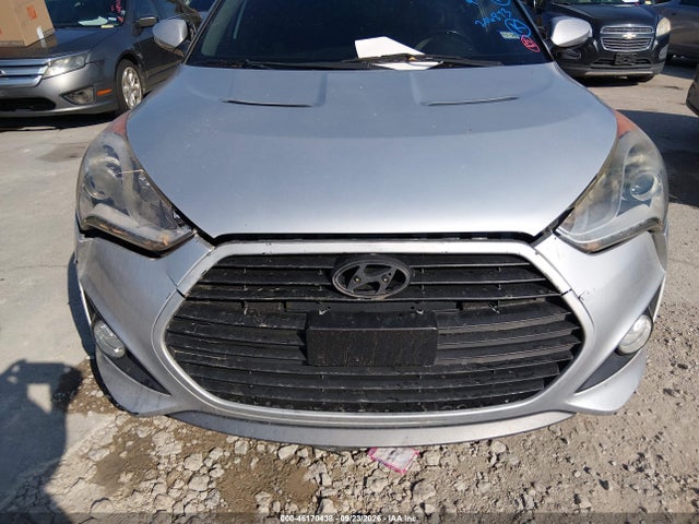 2014 Hyundai Veloster Turbo W/blue მანქანა იყიდება აუქციონზე, vin: KMHTC6AE6EU206873, აუქციონის ნომერი: 46170438