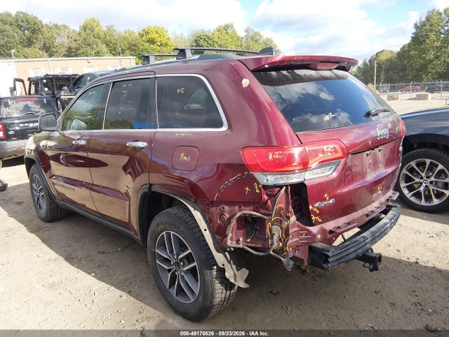 Aukcja sprzedaży 2017 Jeep Grand Cherokee Limited 4x4, vin: 1C4RJFBG8HC603760, numer aukcji: 46170526