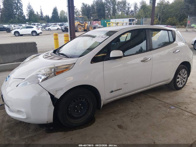 2013 Nissan Leaf S მანქანა იყიდება აუქციონზე, vin: 1N4AZ0CPXDC418725, აუქციონის ნომერი: 46170610