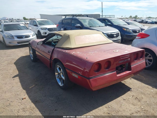 46170822 :رقم المزاد ، 1G1YY3189K5111369 vin ، 1989 Chevrolet Corvette مزاد بيع