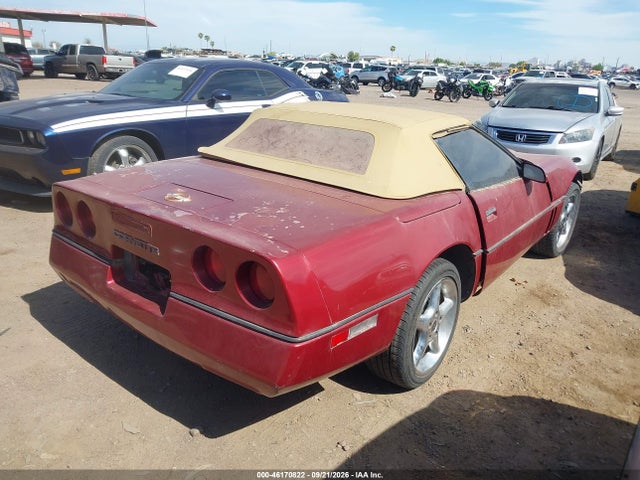 46170822 :رقم المزاد ، 1G1YY3189K5111369 vin ، 1989 Chevrolet Corvette مزاد بيع