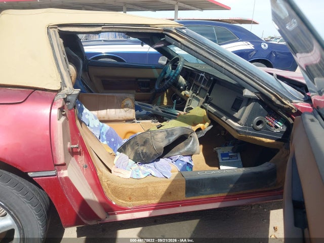 46170822 :رقم المزاد ، 1G1YY3189K5111369 vin ، 1989 Chevrolet Corvette مزاد بيع