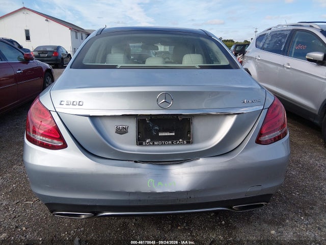 Продаж на аукціоні авто 2015 Mercedes-benz C 300 Luxury 4matic, vin: 55SWF4KB4FU063996, номер лоту: 46170848