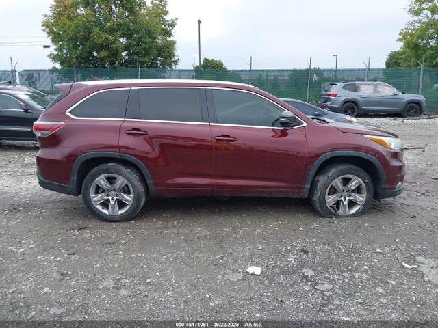 Продаж на аукціоні авто 2014 Toyota Highlander Limited V6, vin: 5TDYKRFH8ES019723, номер лоту: 46171061