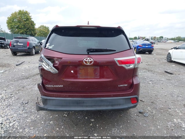 Продаж на аукціоні авто 2014 Toyota Highlander Limited V6, vin: 5TDYKRFH8ES019723, номер лоту: 46171061