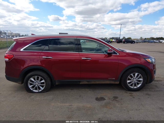 46171110 :رقم المزاد ، 5XYPGDA5XJG367902 vin ، 2018 Kia Sorento 3.3l Lx مزاد بيع