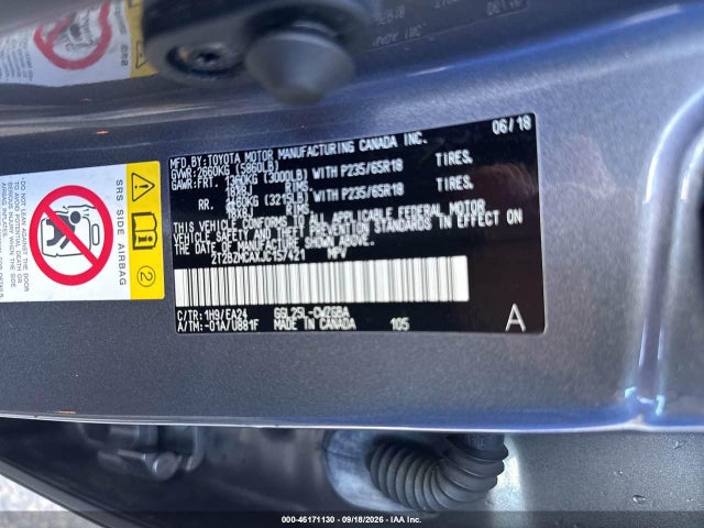 46171130 :رقم المزاد ، 2T2BZMCAXJC157421 vin ، 2018 Lexus Rx 350 مزاد بيع