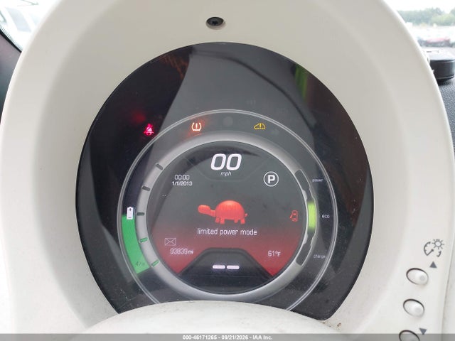 Aukcja sprzedaży 2013 Fiat 500e Battery Electric, vin: 3C3CFFGE7DT744210, numer aukcji: 46171265