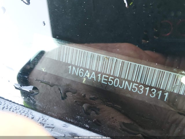46171317 :رقم المزاد ، 1N6AA1E50JN531311 vin ، 2018 Nissan Titan Sv مزاد بيع