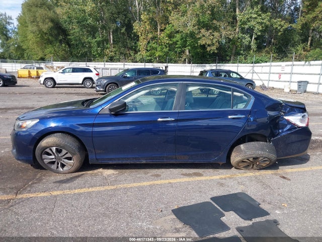 Продаж на аукціоні авто 2013 Honda Accord Lx, vin: 1HGCR2F35DA151644, номер лоту: 46171343