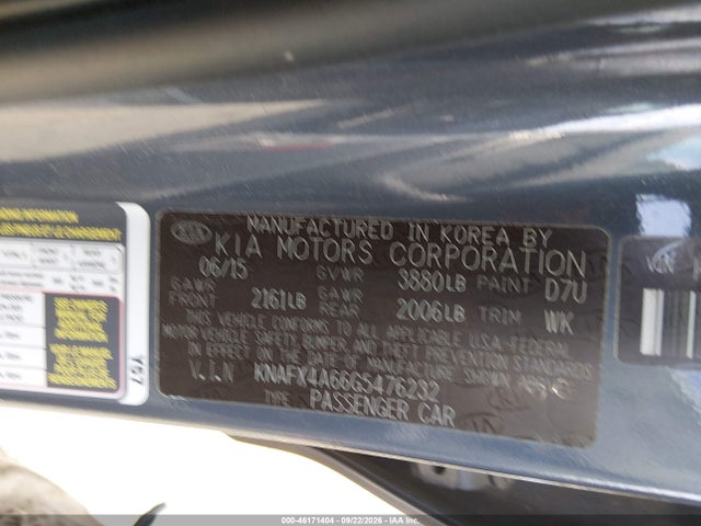 KIA FORTE LX 2016 KNAFX4A66G5476232 Image 9