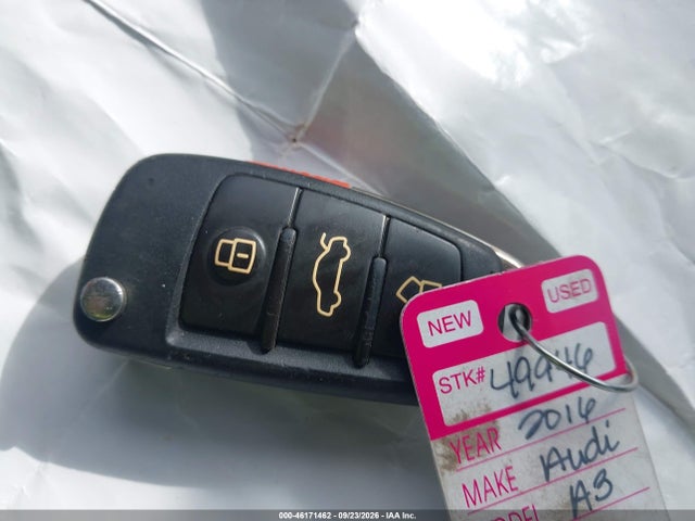 Продаж на аукціоні авто 2016 Audi A3 2.0t Premium, vin: WAUB8GFF1G1090119, номер лоту: 46171462