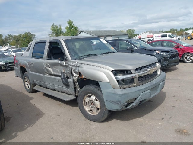 2002 Chevrolet Avalanche K1500 მანქანა იყიდება აუქციონზე, vin: 3GNEK13T42G171951, აუქციონის ნომერი: 46171478