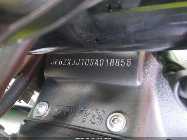 Продаж на аукціоні авто 2025 Kawasaki Zx636 K, vin: JKBZXJJ10SA018856, номер лоту: 46171527