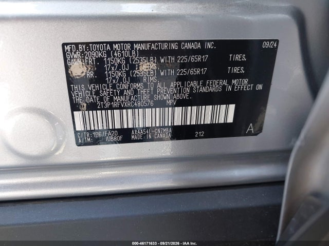 Toyota Rav4 Xle 2024 2T3P1RFVXRC480576 Image 9