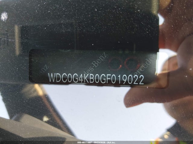 WDC0G4KB0GF019022 Mercedes-Benz Glc 300 4matic