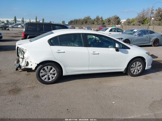 Aukcja sprzedaży 2012 Honda Civic Lx, vin: 2HGFB2F55CH548497, numer aukcji: 46171750