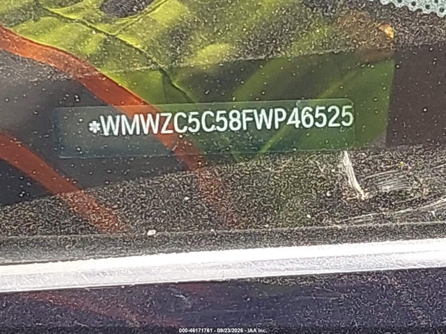 46171761 :رقم المزاد ، WMWZC5C58FWP46525 vin ، 2015 Mini Countryman Cooper S مزاد بيع