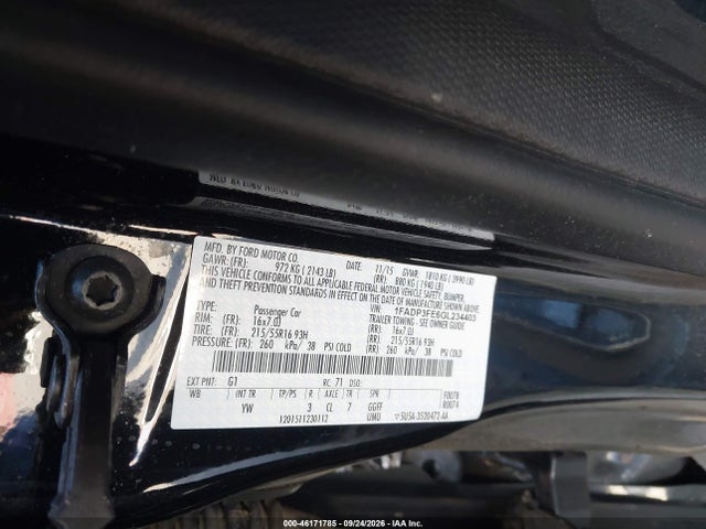 Aukcja sprzedaży 2016 Ford Focus Se, vin: 1FADP3FE6GL234403, numer aukcji: 46171785