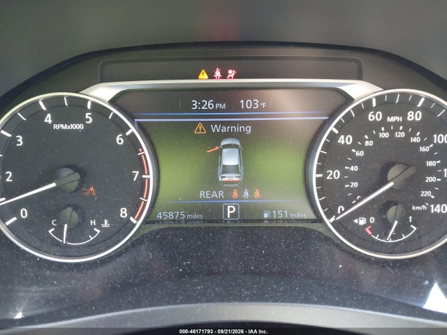 2025 Nissan Altima Sv Fwd მანქანა იყიდება აუქციონზე, vin: 1N4BL4DVXSN341608, აუქციონის ნომერი: 46171793