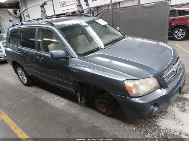 46171797 :رقم المزاد ، JTEEW21A360016866 vin ، 2006 Toyota Highlander Hybrid V6 مزاد بيع