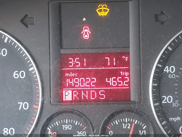 Продажа на аукционе авто 2009 Volkswagen Jetta S, vin: 3VWJM71K49M072585, номер лота: 46171872