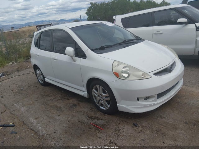 Aukcja sprzedaży 2007 Honda Fit Sport, vin: JHMGD38687S024086, numer aukcji: 46172220