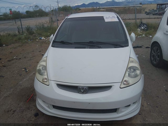 2007 Honda Fit Sport მანქანა იყიდება აუქციონზე, vin: JHMGD38687S024086, აუქციონის ნომერი: 46172220