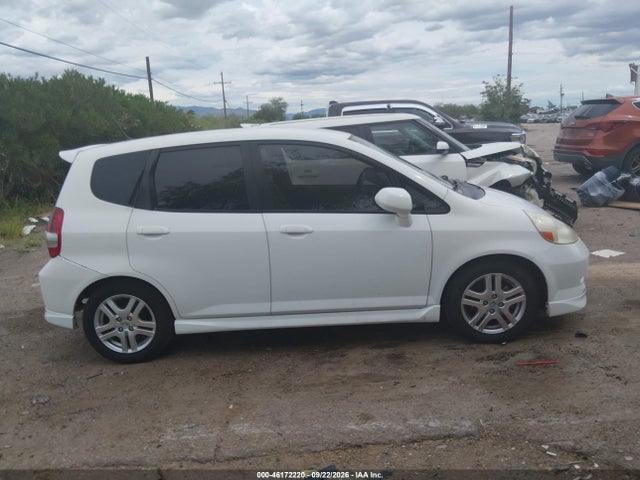 2007 Honda Fit Sport მანქანა იყიდება აუქციონზე, vin: JHMGD38687S024086, აუქციონის ნომერი: 46172220