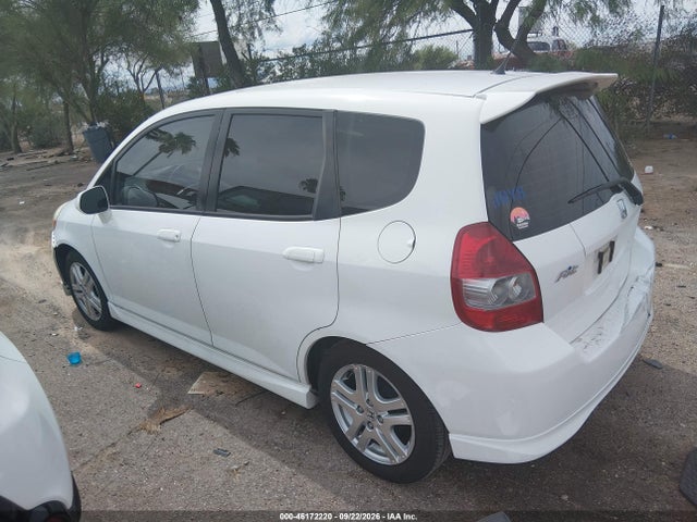 2007 Honda Fit Sport მანქანა იყიდება აუქციონზე, vin: JHMGD38687S024086, აუქციონის ნომერი: 46172220