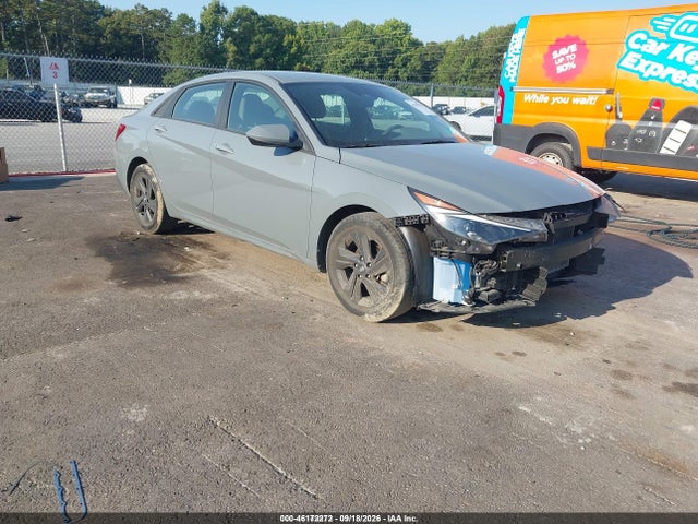 Auction sale of the 2021 Hyundai Elantra Sel, vin: KMHLM4AG1MU157244, lot number: 46172272