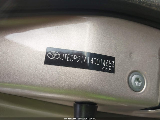 Продажа на аукционе авто 2004 Toyota Highlander Limited V6, vin: JTEDP21A140014653, номер лота: 46172556