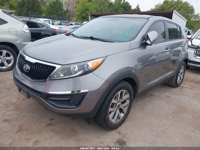 2016 Kia Sportage Lx მანქანა იყიდება აუქციონზე, vin: KNDPB3AC6G7873580, აუქციონის ნომერი: 46172617