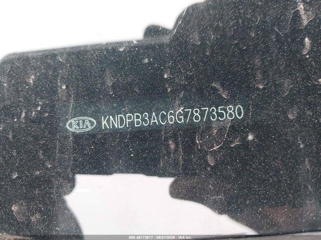 2016 Kia Sportage Lx მანქანა იყიდება აუქციონზე, vin: KNDPB3AC6G7873580, აუქციონის ნომერი: 46172617