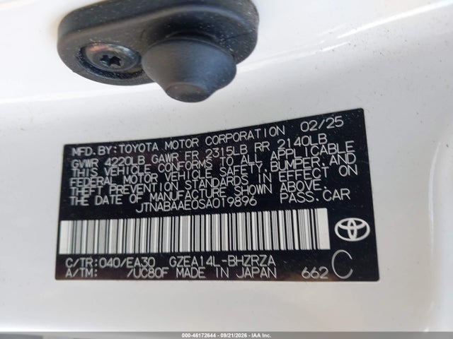 Toyota Gr Corolla Premium Plus 2025 JTNABAAE0SA019896 Image 9