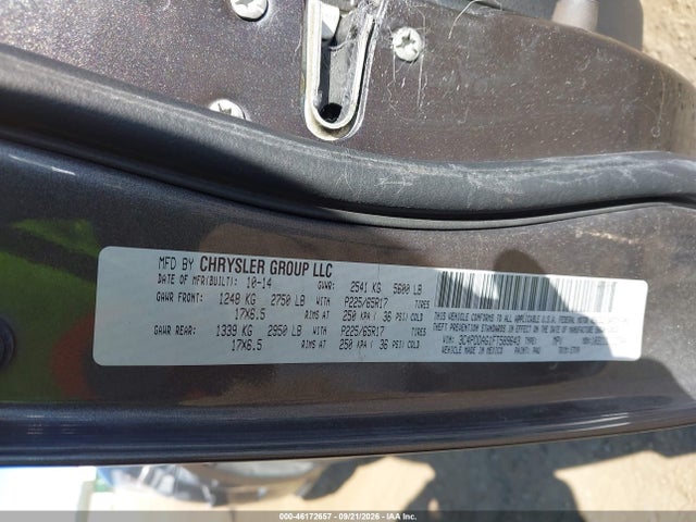 Dodge JOURNEY SE 2015 3C4PDDAG1FT589643 Image 9