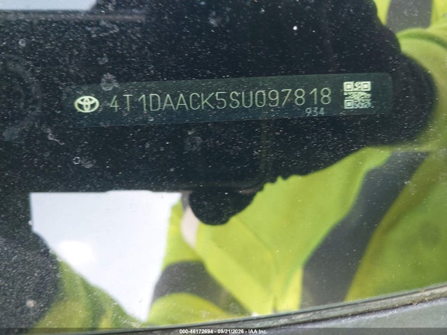 46172694 :رقم المزاد ، 4T1DAACK5SU097818 vin ، 2025 Toyota Camry Le مزاد بيع