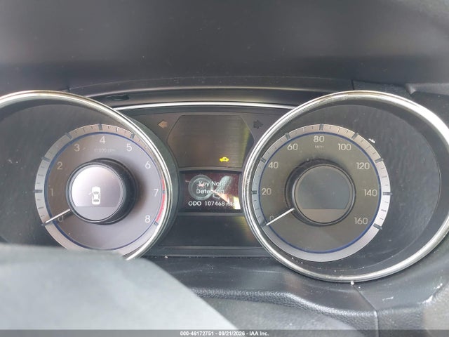 2012 Hyundai Sonata Limited მანქანა იყიდება აუქციონზე, vin: 5NPEC4AC3CH372128, აუქციონის ნომერი: 46172751