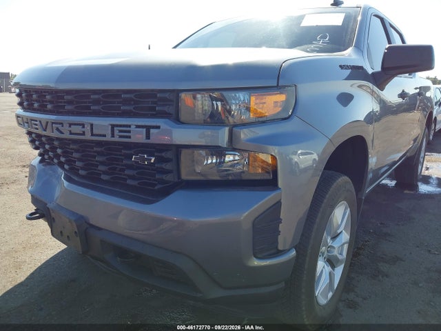 46172770 :رقم المزاد ، 3GCPYBEK8MG354380 vin ، 2021 Chevrolet Silverado 1500 4wd  Short Bed Custom مزاد بيع