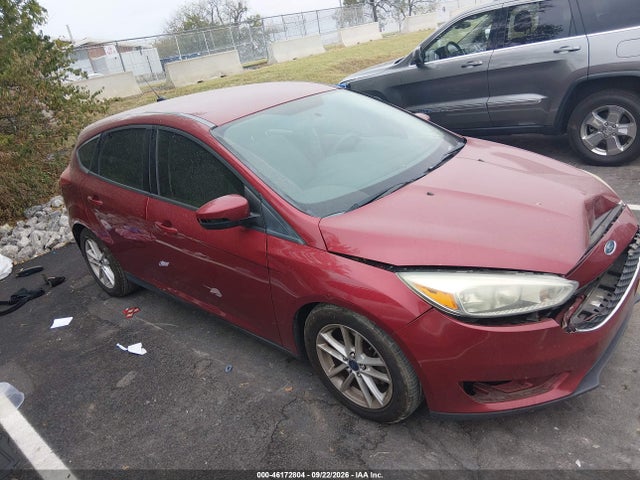 2015 Ford Focus Se მანქანა იყიდება აუქციონზე, vin: 1FADP3K20FL289195, აუქციონის ნომერი: 46172804