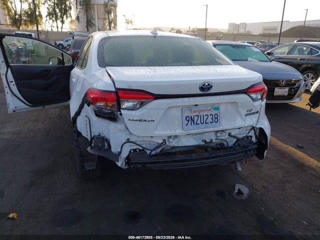 2024 Toyota Corolla Hybrid Le მანქანა იყიდება აუქციონზე, vin: JTDBCMFE6R3065683, აუქციონის ნომერი: 46172905