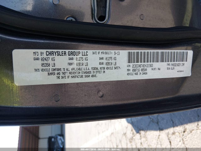 Продажа на аукционе авто 2014 Chrysler 300 300s, vin: 2C3CCABTXEH121563, номер лота: 46172916